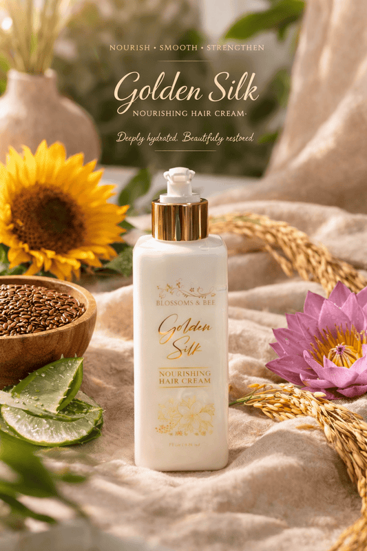 Golden Silk Nourishing Hair Cream | Softness + Confidence Styling Cream