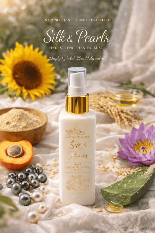 Silk & Pearls Hair Mist | Lightweight Postpartum Shine + Refresh Spray