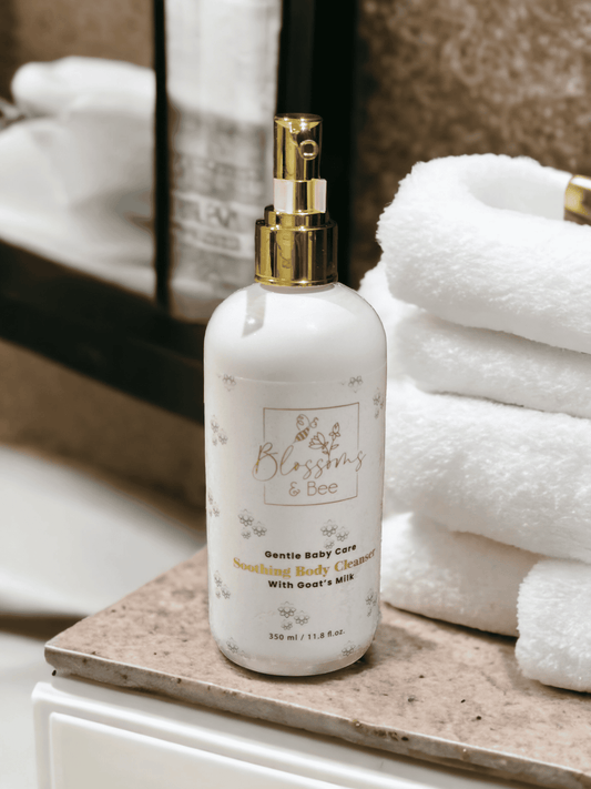 Baby Soothing Cleanser with goats milk and FREE Scrub Bee.